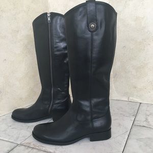 Frye Melissa Black Leather Women’s Boots